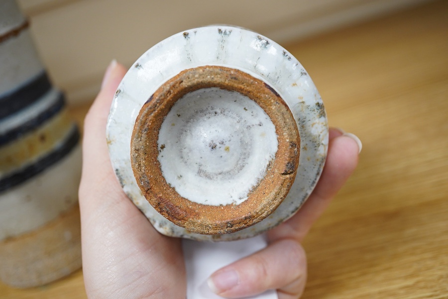 Jim Malone (b.1946), a glazed studio pottery cup, 10.5cm